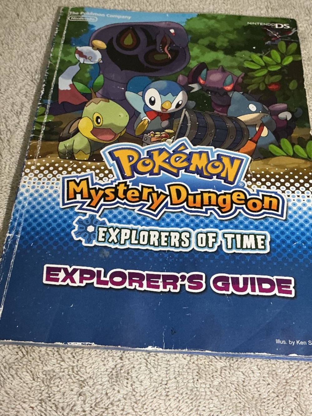 Pokemon Mystery Dungeon Explorers of Time Explorer's Guide Poor condition